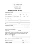 Registration Form 2021